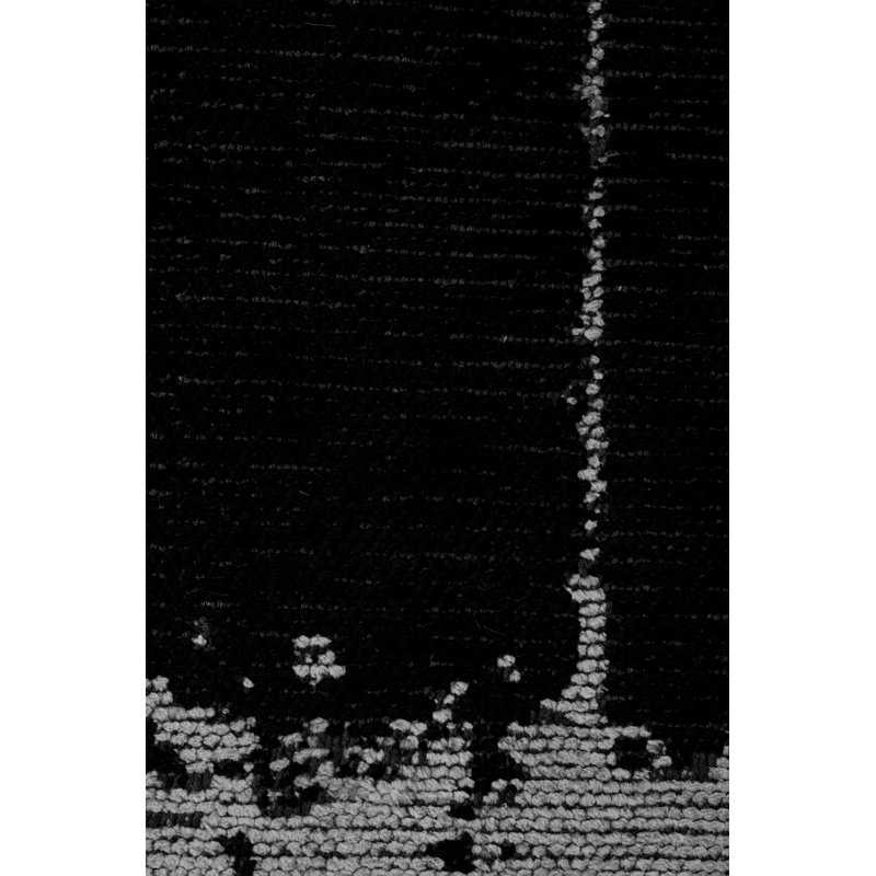 Rapture Gray/Black Abstract Luxury Area Rug, Rectangle 7'10" x 11'2"