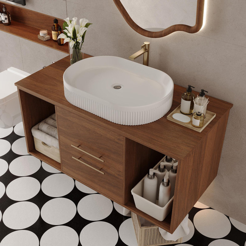 Ensemble de meuble-lavabo simple 39,4 po avec lavabo
