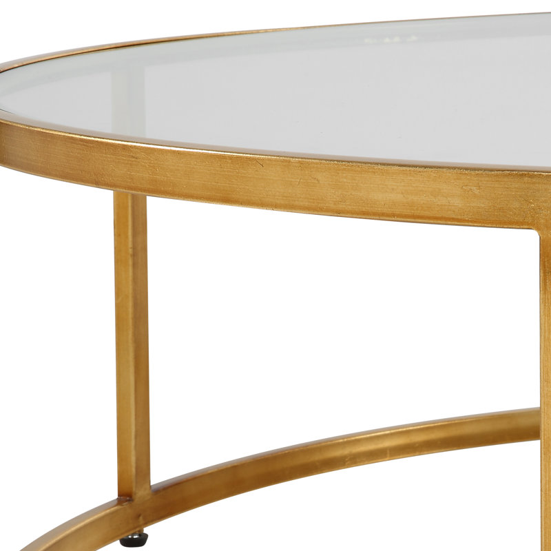 Thanvir Glass Top Single Coffee Table