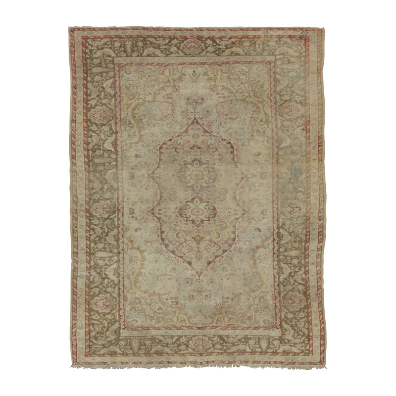 Vintage One-of-a-Kind 4'1x5'8 Hand Knotted Area Rug