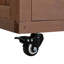 Îlot de cuisine d'extérieur en bois massif extensible 19,3 po / 28 po-135584741