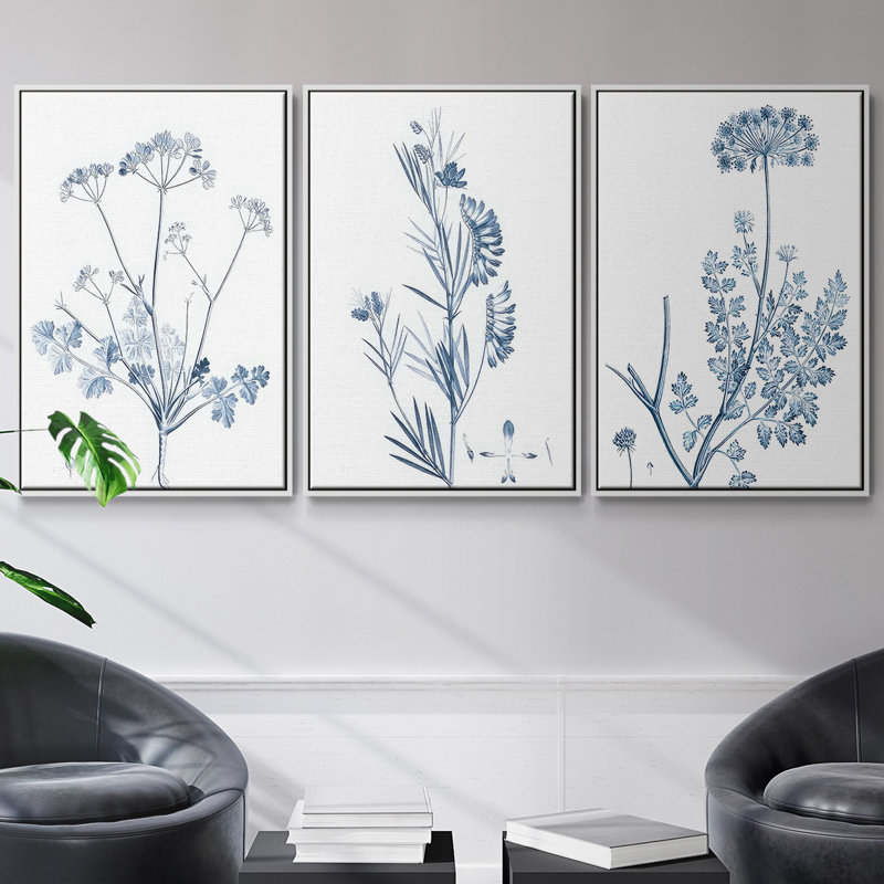 Antique Rays I, ensemble de 3 toiles encadrées sur toile, Blanc, H 40 po x l 78 po