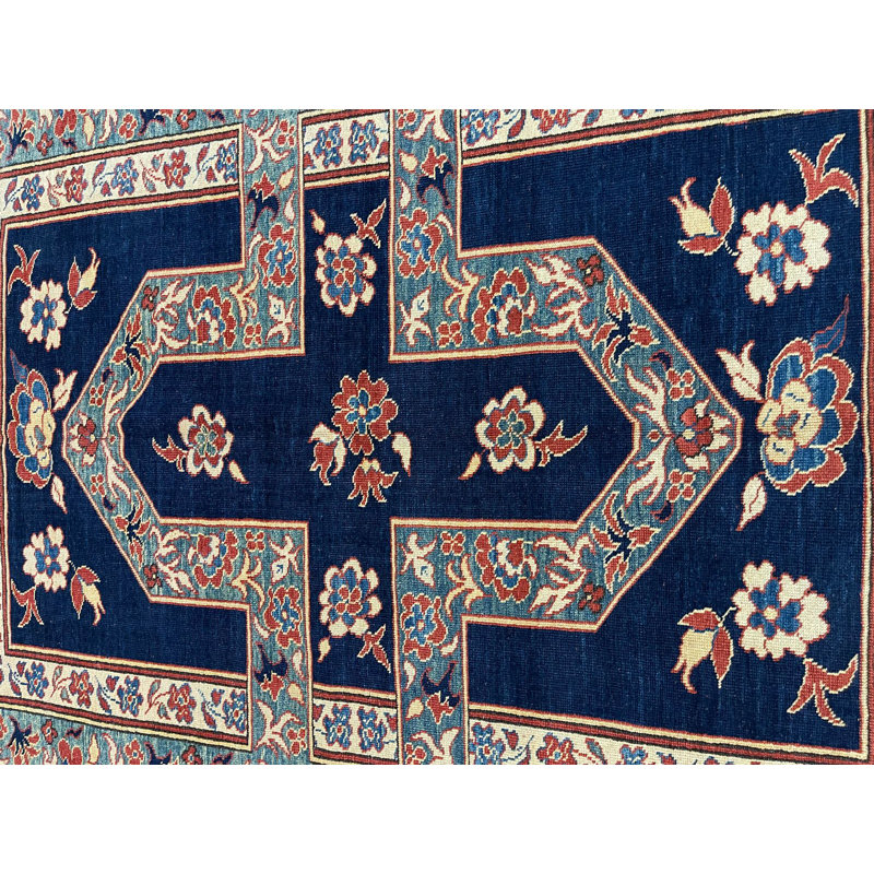 Tapis rétro délavé à la main 5 x 7