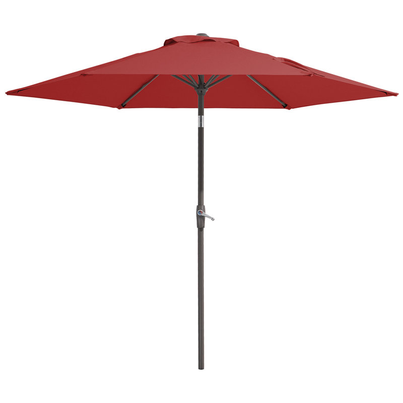 Parasol de marché inclinable 90 'Amaral, Rouge