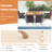  7-Piece Outdoor Wicker Dining Set With Acacia Wood Table And 6 Chairs-124291653