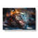 Tiger In The Shade In Abstract - Wrapped Canvas Print