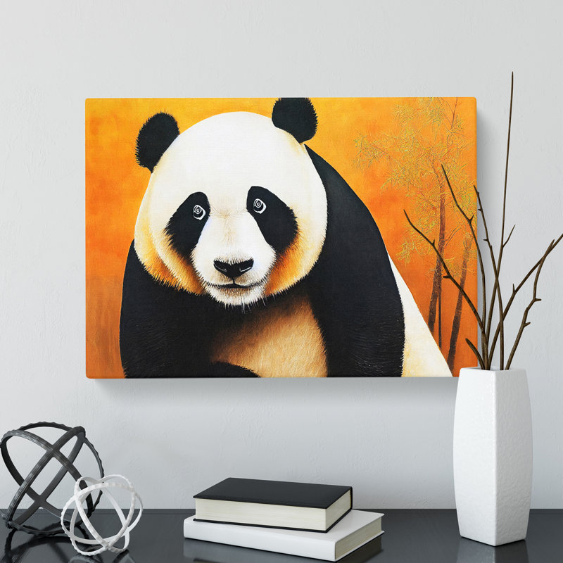 Adorable Panda - Wrapped Canvas