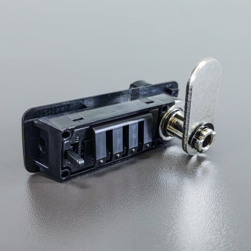 Serrure à combinaison à 4 chiffres FixtureDisplays®, serrure à came encastrée pour porte métallique et armoire 15615