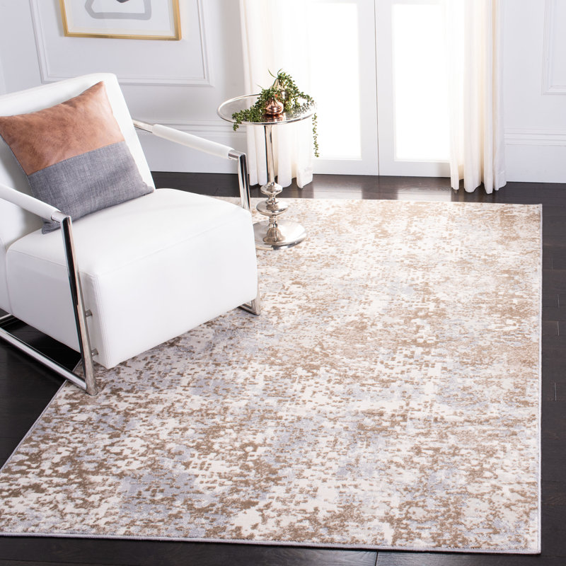 Tapis abstrait Branstetter Performance, Rectangle 5 pi 3 po x 7 pi 6 po