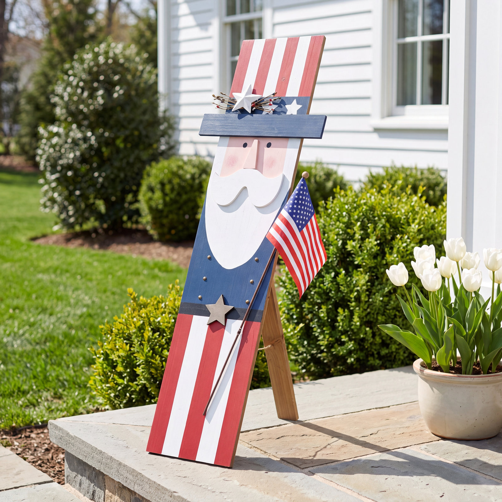 Americana Uncle Sam Figurine