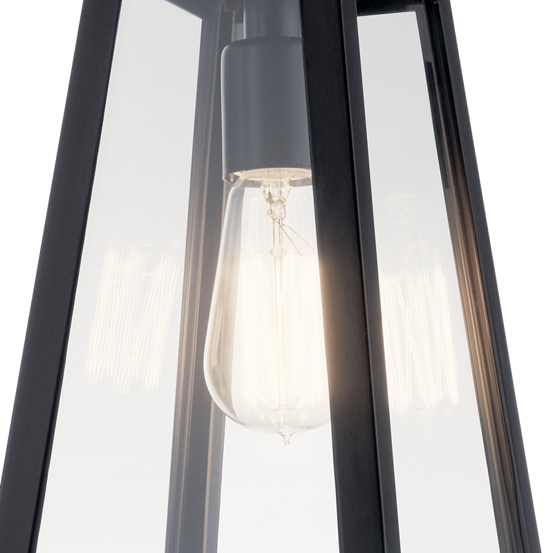 Lanterne murale d'extérieur Merideth, H 11,5 po x l 6,5 po x P 6,5 po, 75.00, Noir