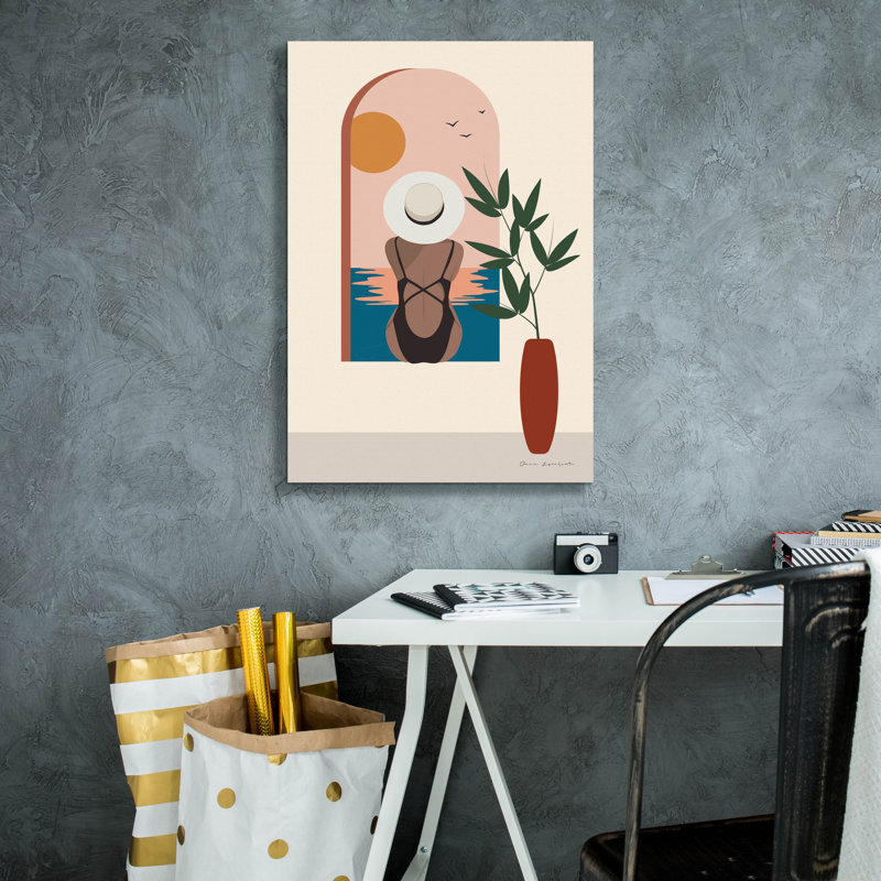 Art mural sur toile Luxe Traveller 3 pi par Omar Escalante, 18 po x 26 po