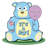 It's A Boy Teddy Bear Life-Size Cardboard Stand-Up