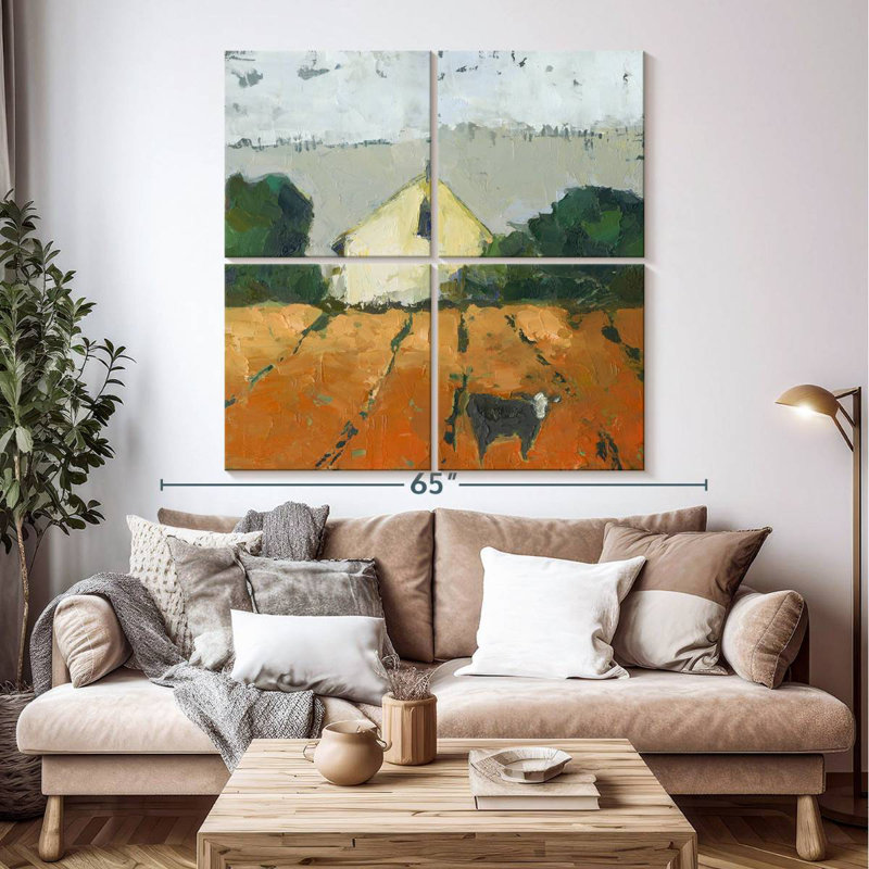 Lilie Lengers Barn, 50" H x 50" W