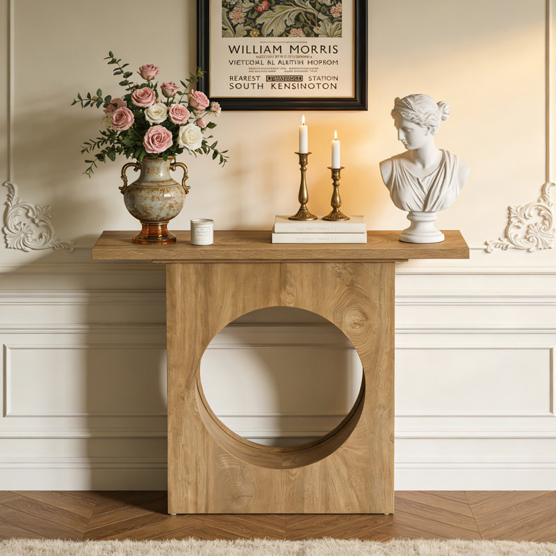 41.33" Farmhouse Console Table For Entryway
