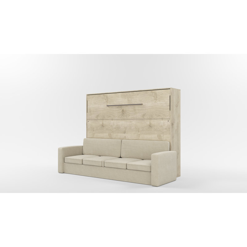 Neidelin Upholstered Bed, Beige/Cream