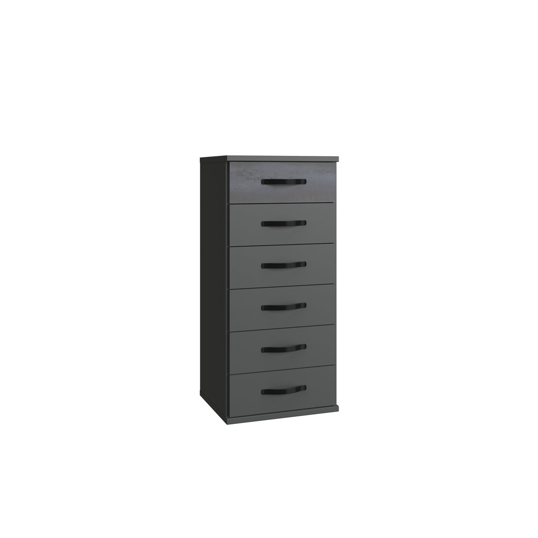 Dmar 46cm W 6 - Drawer Chest of Drawers