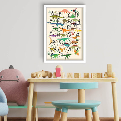 Charming Decorative Framed MDF Painting for Kids & Babies, 15 x 21 inches | 100% MDF (Thickness: 0.1 inches) & Sturdy PVC Frame (0.9 inches) | Perfect Nursery Wall Art, Adorable Design to Brighten Up Any Room