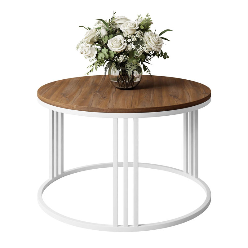 Atnip coffee table, Stirling Oak, White