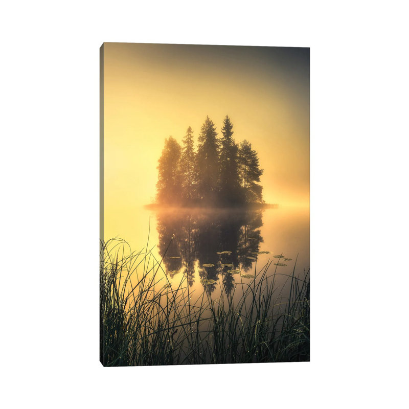 Mystic Fog by Lauri Lohi - Wrapped Canvas Print, 20.32 cm H x 30.48 cm W