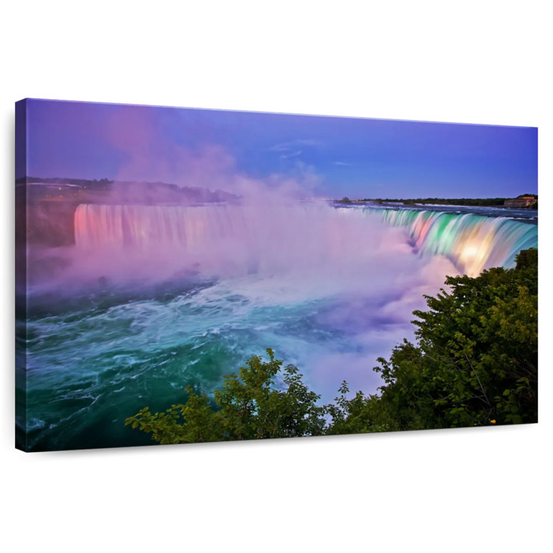 Alvord, chutes du Niagara au crépuscule, H 8 po x l 12 po
