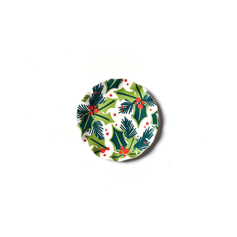 Balsam And Berry Holly 8 Ruffle Plate