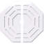 Médaillon de plafond contemporain en PVC Westin-36078448