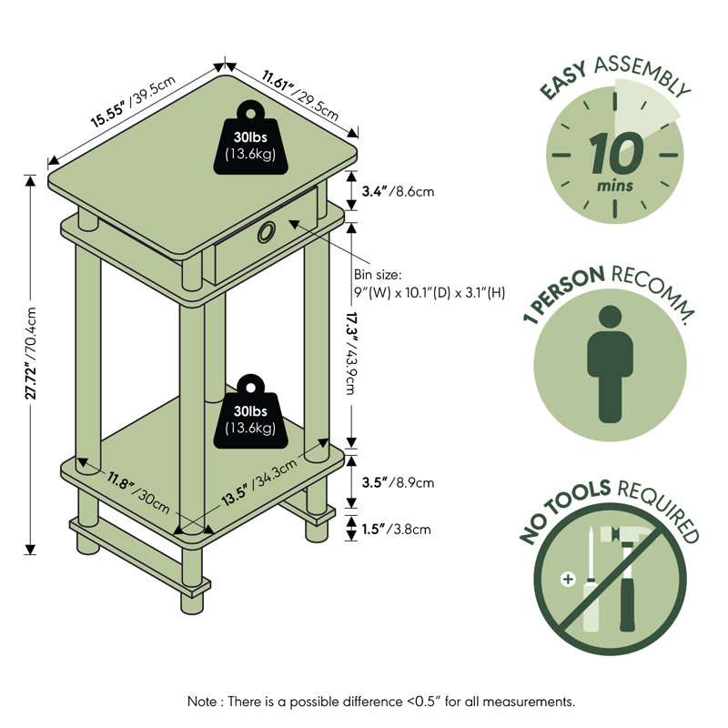 Taten End Table