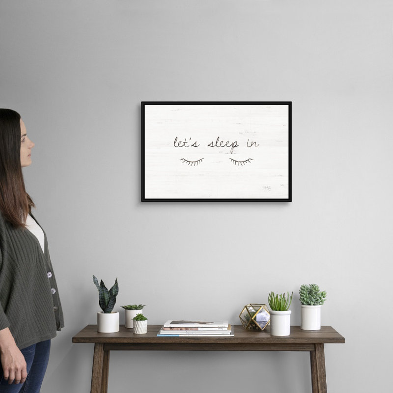 Print, H 18 po x l 26 po x P 1,75 po, Cadre noir