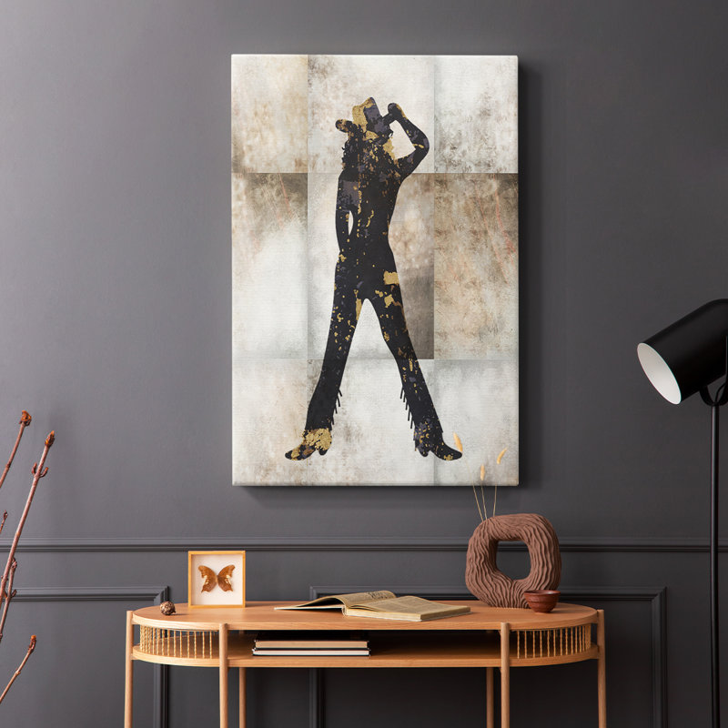 Cowgirl II - Cavas enveloppés de galerie, H 27 po x l 18 po