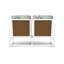 Outdoor Summit Rocker Bench with Cushions-2075200804-2075200808-2075200978