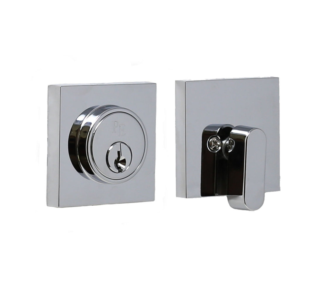 Square Single Cylinder Deadbolt Weslock 