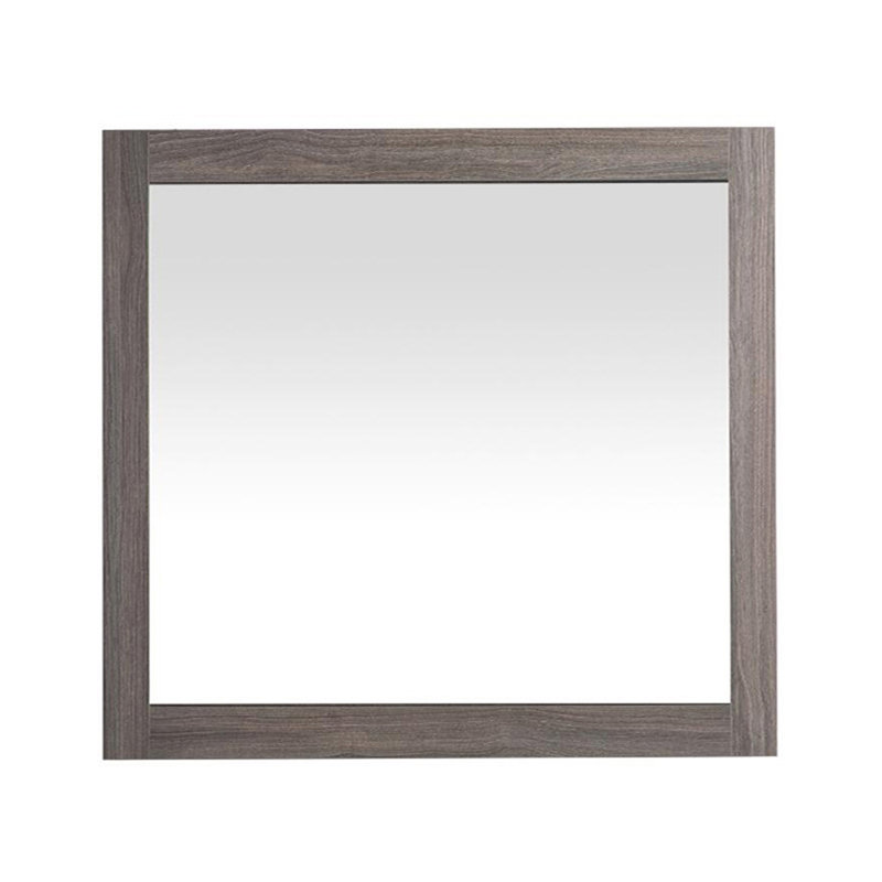 Miroir de salle de bain Kozeroff, 28,3 po x 29,9 po, Blanc