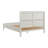 Arden Solid Wood Panel Bed - Queen, White Driftwood-87732042-87732040