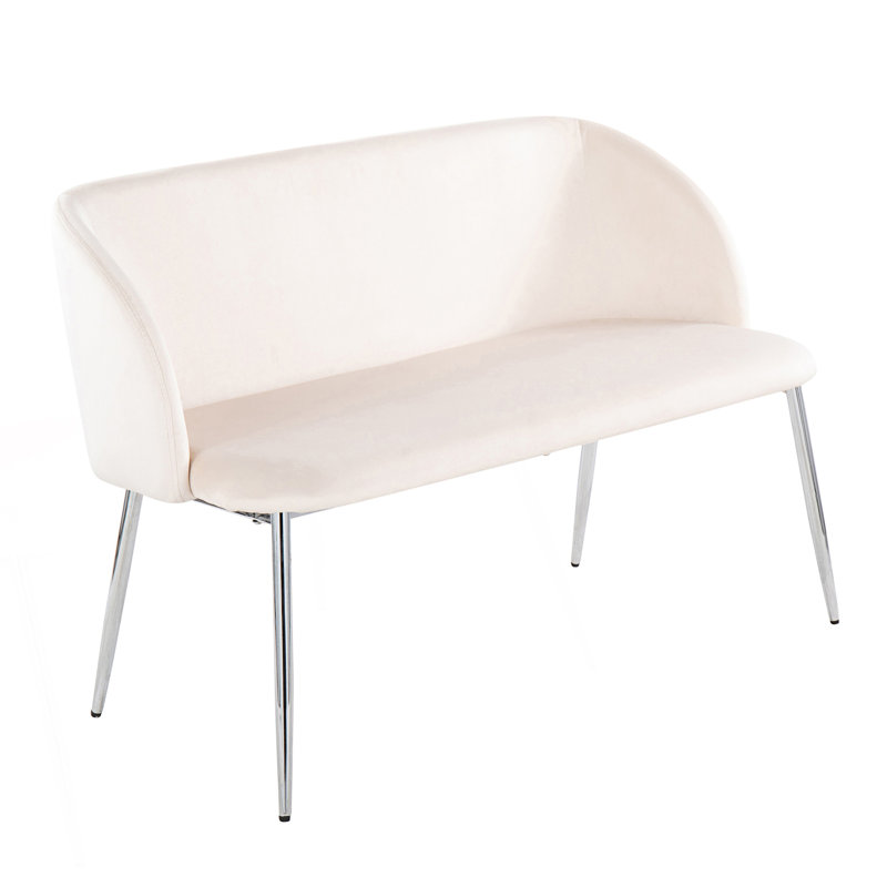 Modern Bench With Backrest