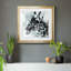 Girafe - peinture encadrée-909316379-909316380