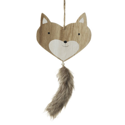 23cm Wood Animals Hanging Figurine Ornament