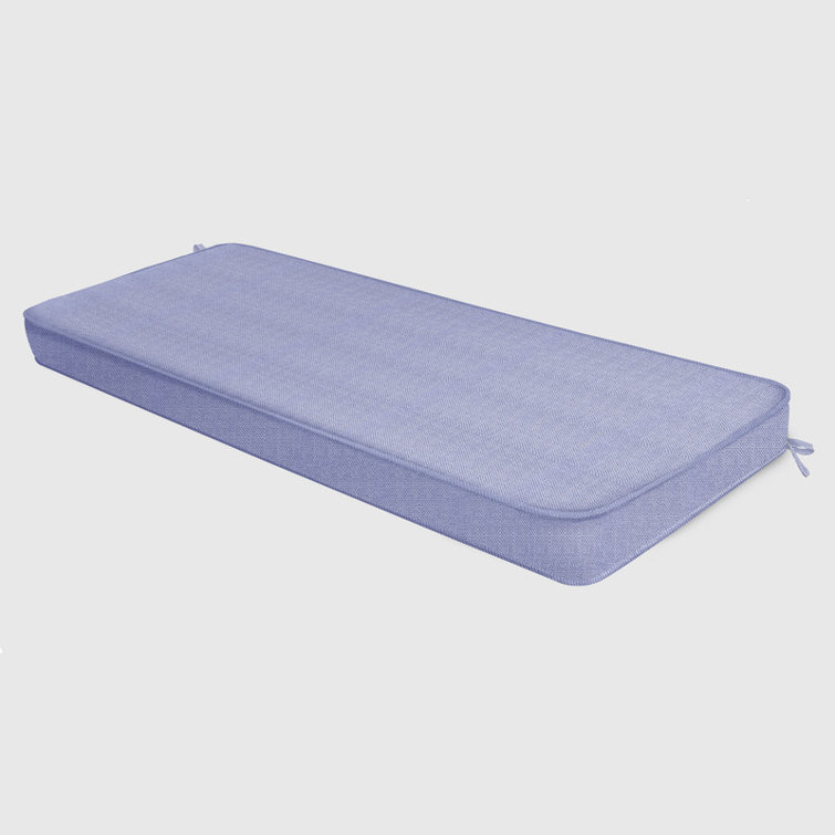 Customizable Bench Cushion For Indoor/Outdoor Furniture/Chair/Window Seat, Premium 75D High-Resilience Foam