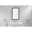 Smart Touch Bathroom Led Mirror - Multifunctional, Colour Temp Switch, Defogging Function, Brown Aluminium, 40 In. Depth, 24 Width, 1.5 Height, 21.1 Lb With Control Changeable, Rapid Defogging, Brown,