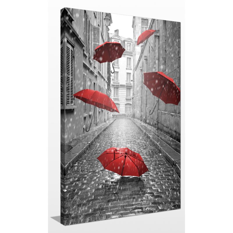 " Five Umbrellas ", 40" H x 24" W x 1" D