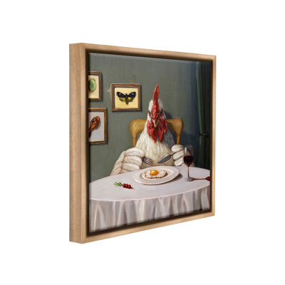 «Chicken And Egg Dinner» par Lucia Heffernan sur toile