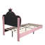 Led Single Bed With Crown Headboard