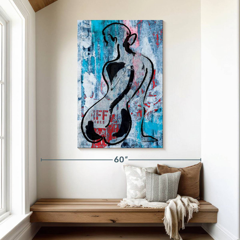 Portrait de femme Leisha, H 48 po x l 32 po