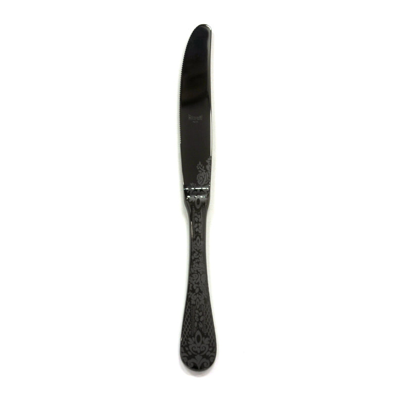 Casablanca Stainless Steel Dessert Knife, Oro-nero