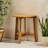 Natural Wood Bistro Table, Foldable For Effortless Storage Half-Round Design, Functionality