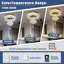 Lustre de plafond réglable moderne en cristal 16 po à 2 niveaux doré