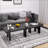 Modern Black Wooden Nesting Coffee Table Set