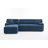 Compression Sofa, Combining Chaise Longue With 2 Pillows
