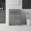 Meuble-lavabo autoportant avec portes à fermeture douce et rangement spacieux-133467397