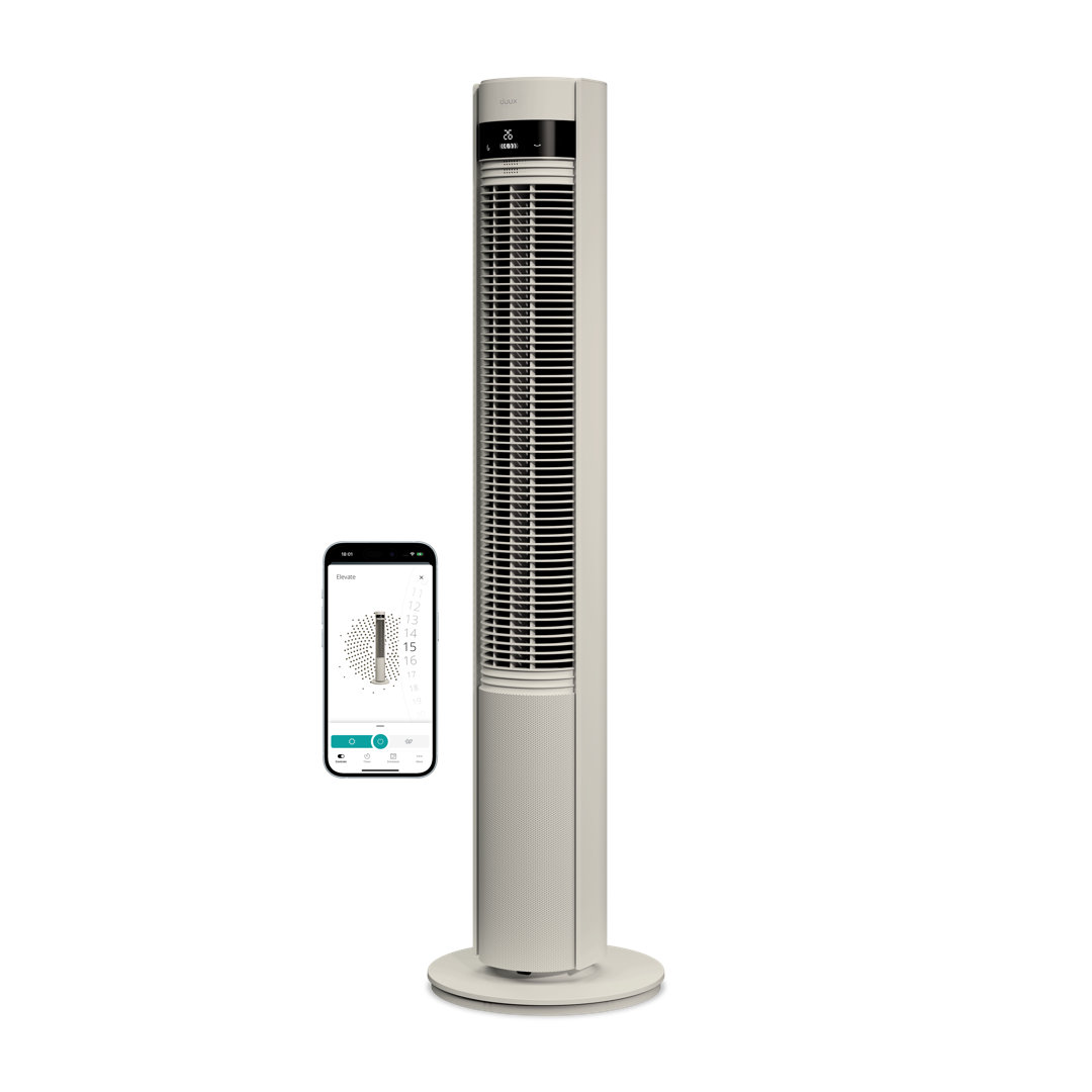 Duux - Tower Fan - 26 Speeds - Cream - Image 4
